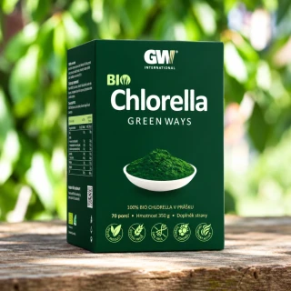 Chlorella Green Ways 350g (v prášku)